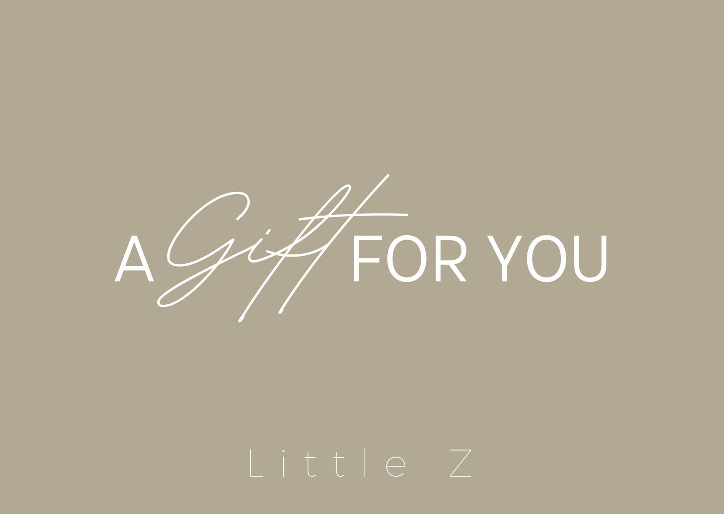 Cadeaubon Little Z